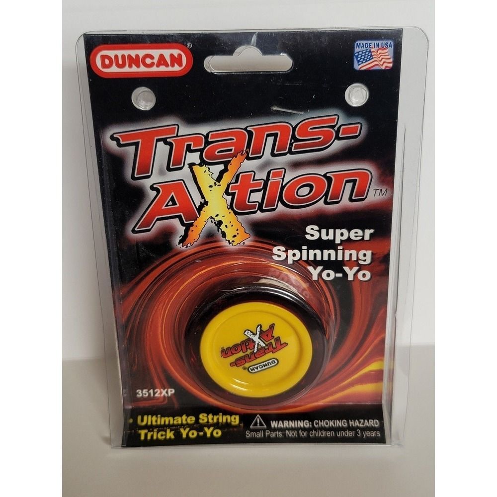 NIB Vintage 90's Duncan Trans-Axtion YoYo Toy Super Spinning Trick